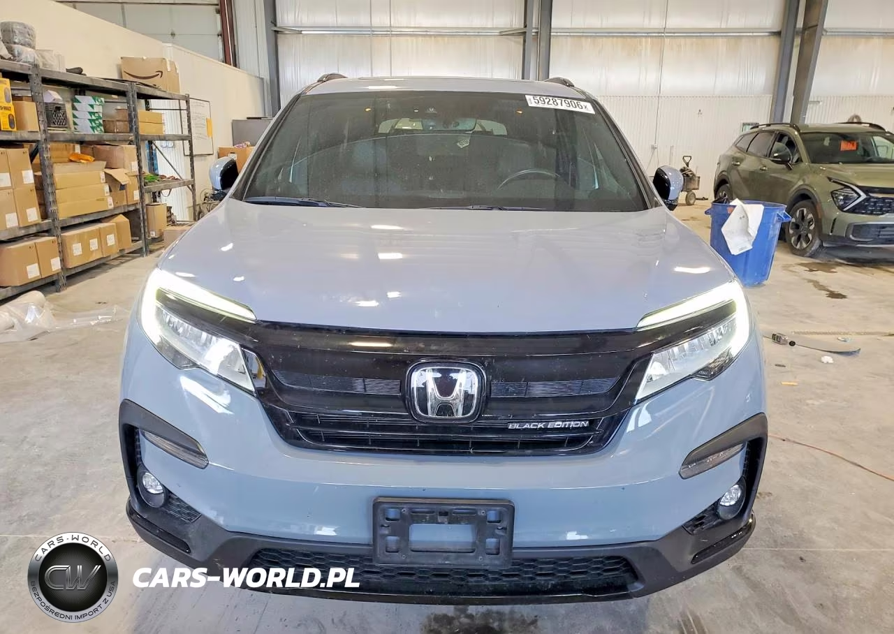 2022 Honda Pilot Black VIN:5FNYF6H73NB040443 - 5
