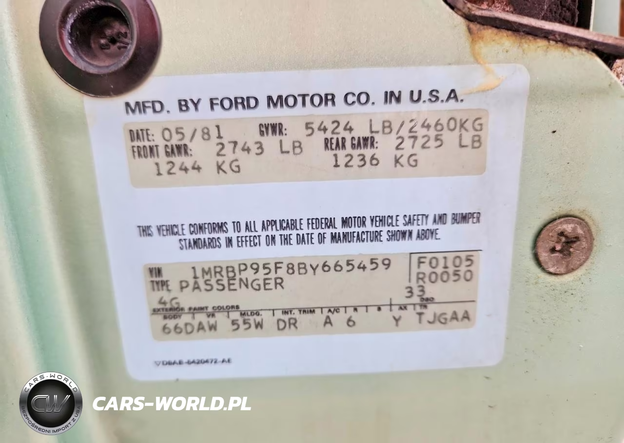 1981 Lincoln Mark Vi VIN:1MRBP95F8BY665459 - 12