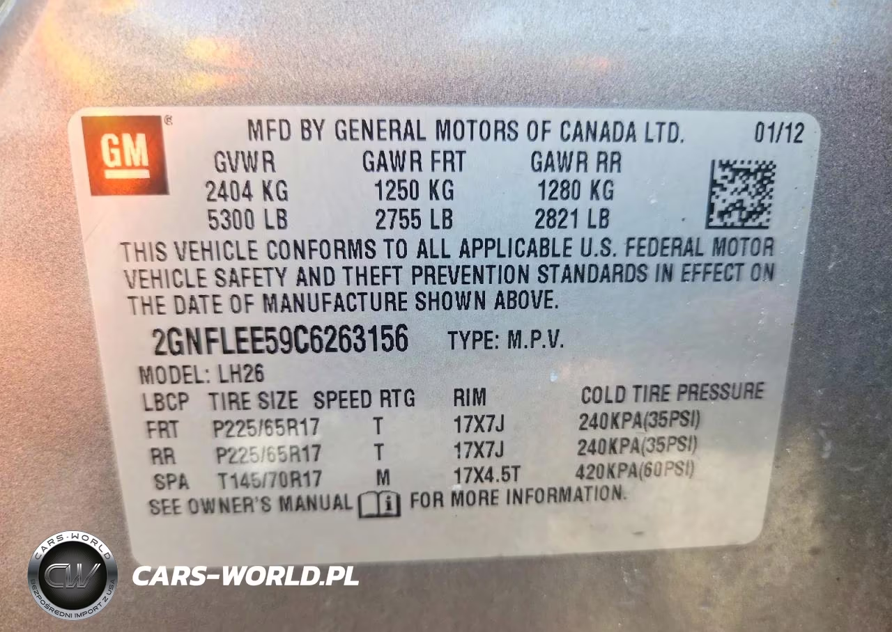 2012 Chevrolet Equinox Lt VIN:2GNFLEE59C6263156 - 13
