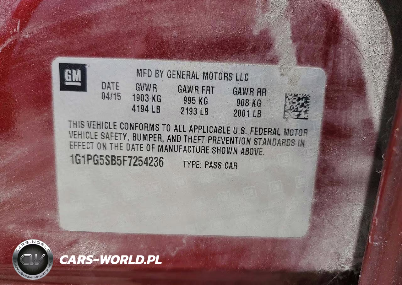 2015 Chevrolet Cruze Ltz VIN:1G1PG5SB5F7254236 - 13