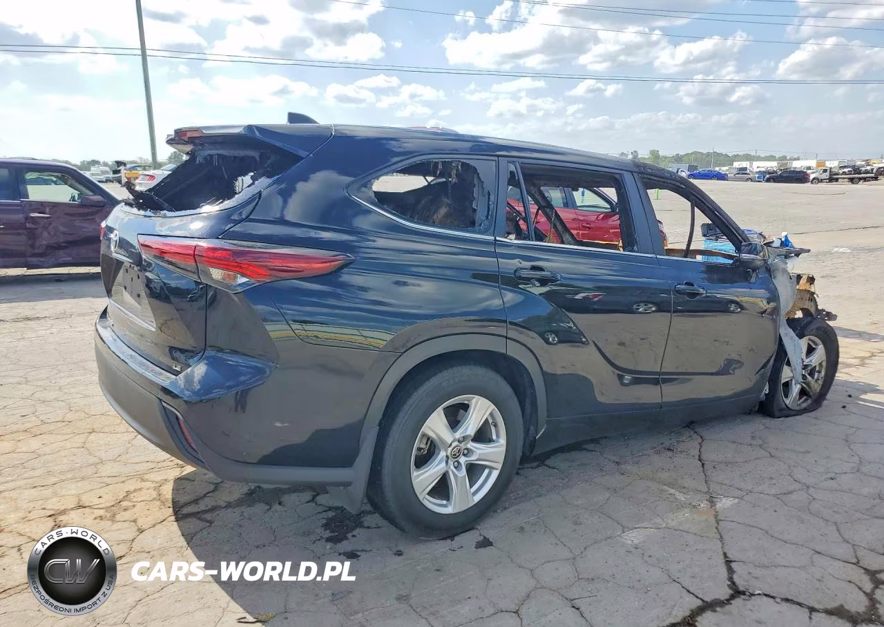 2024 Toyota Highlander Le VIN:5TDKDRAHXRS051540 - 3