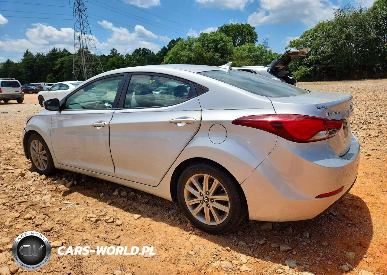 2014 Hyun Elantra Se VIN:5NPDH4AE3EH488253 - 2