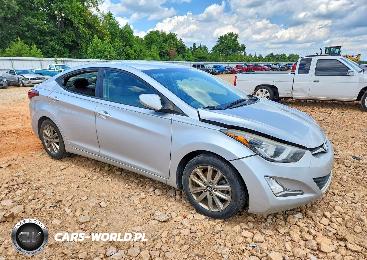 2014 Hyun Elantra Se VIN:5NPDH4AE3EH488253 - 4