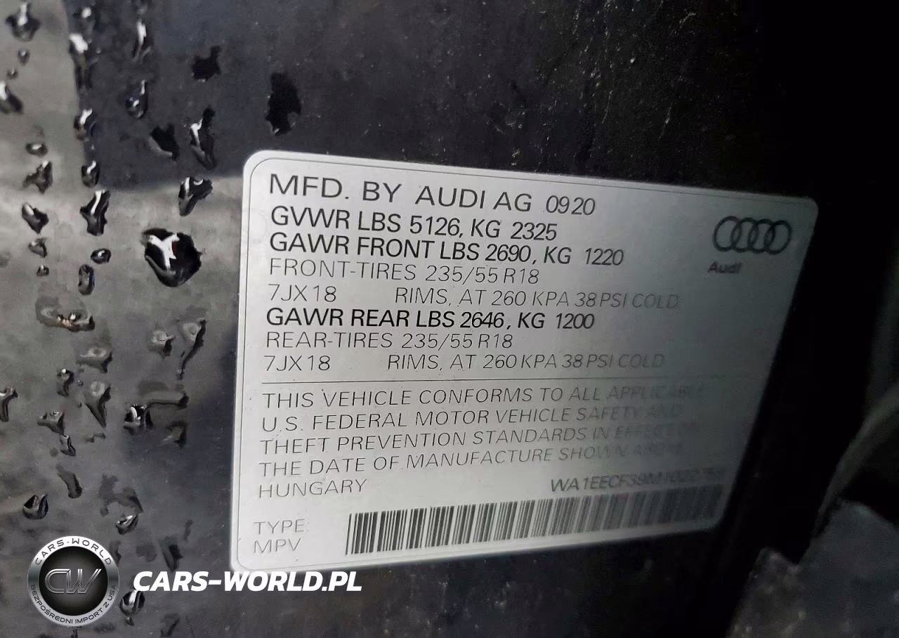 2021 Audi Q3 Premium Plus S Line 45 VIN:WA1EECF39M1022759 - 13