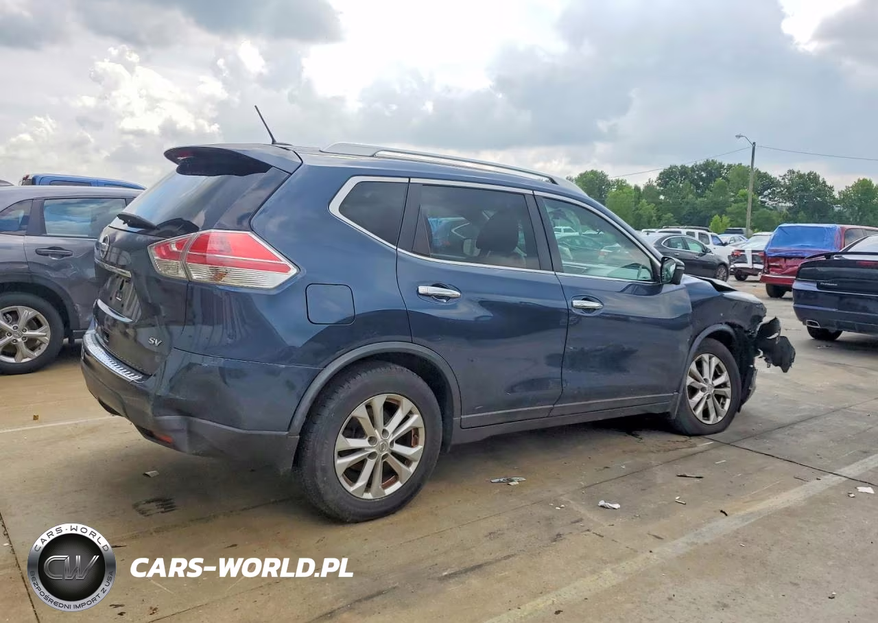 2015 Nissan Rogue Sv VIN:KNMAT2MT6FP541422 - 3