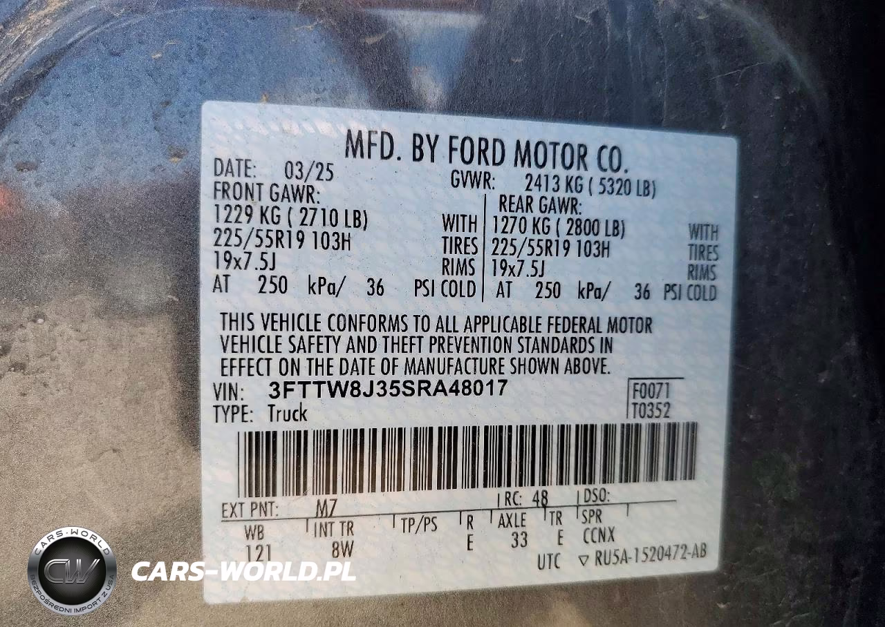 2025 Ford Maverick Xlt VIN:3FTTW8J35SRA48017 - 12