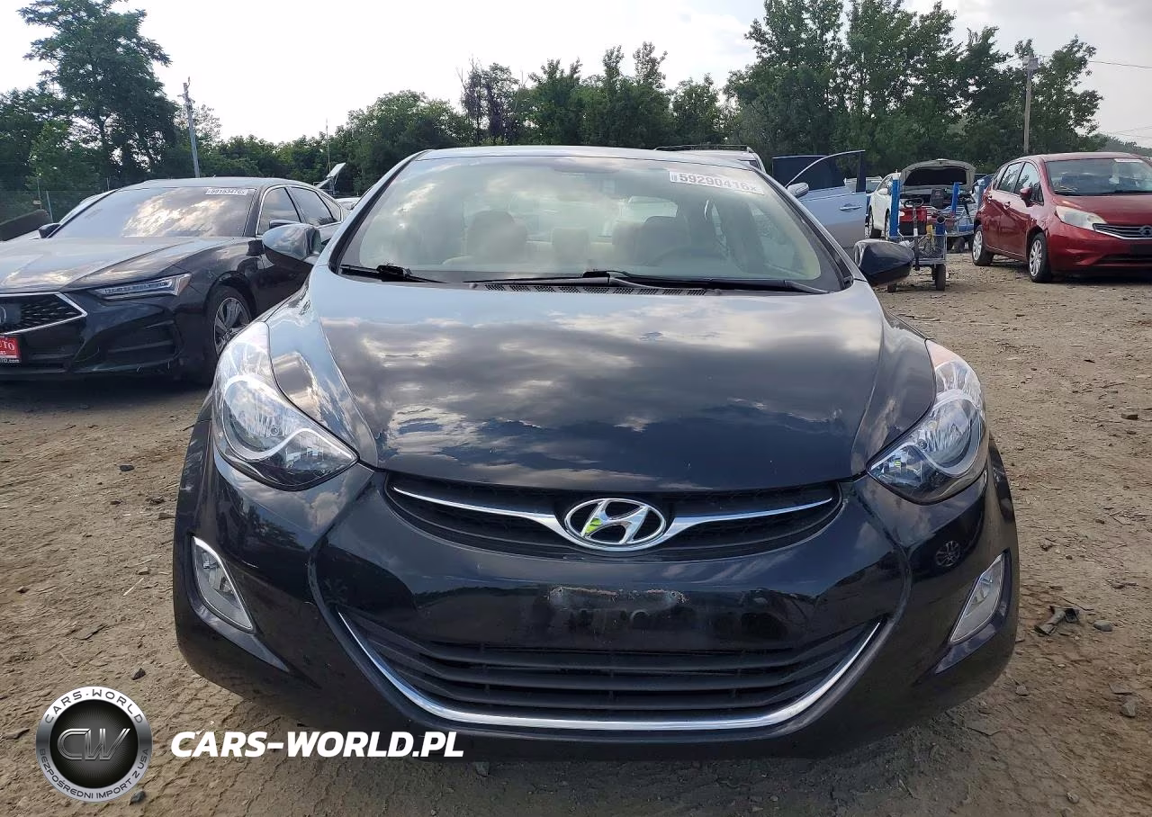 2012 Hyundai Elantra Gls VIN:KMHDH4AE8CU336922 - 5