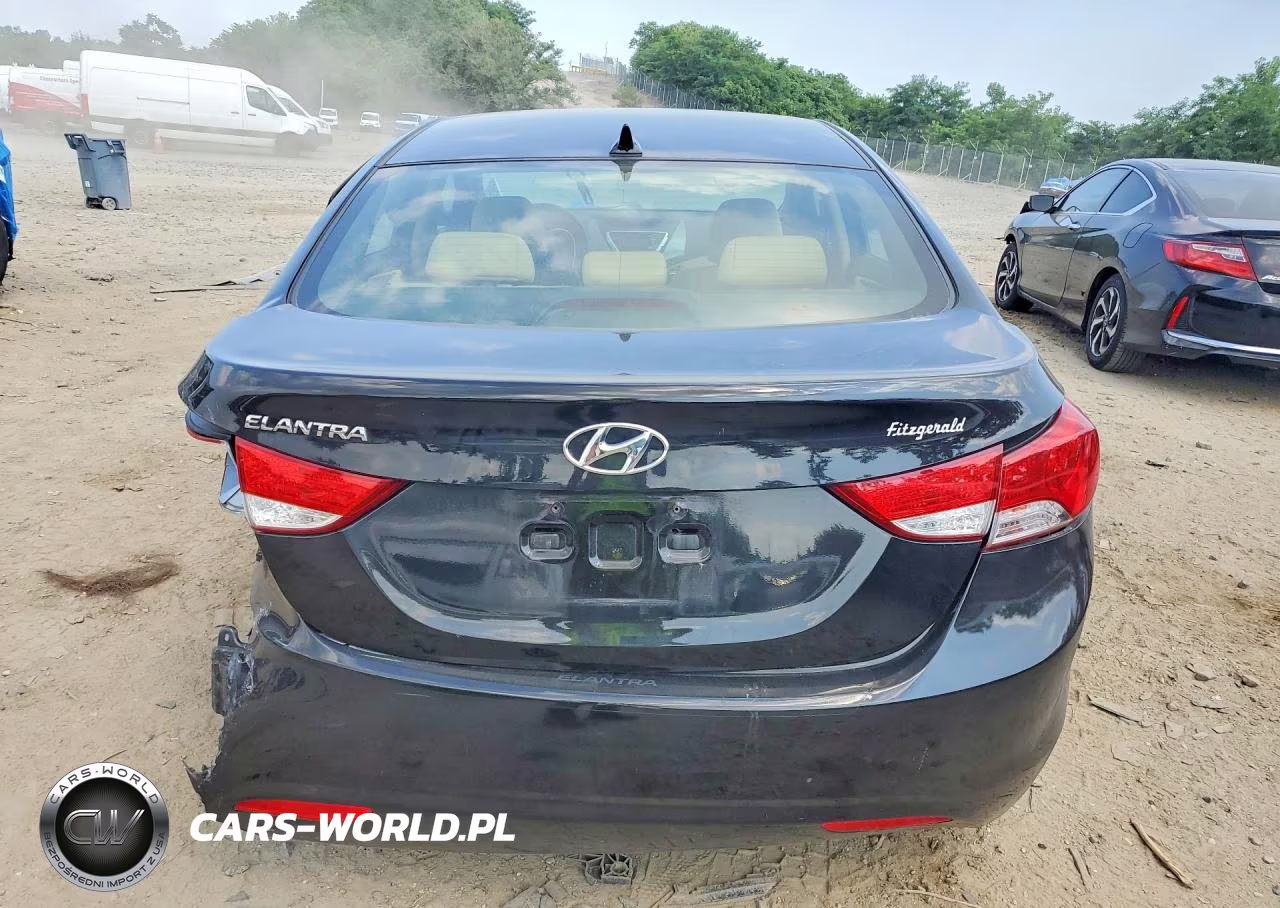 2012 Hyundai Elantra Gls VIN:KMHDH4AE8CU336922 - 6