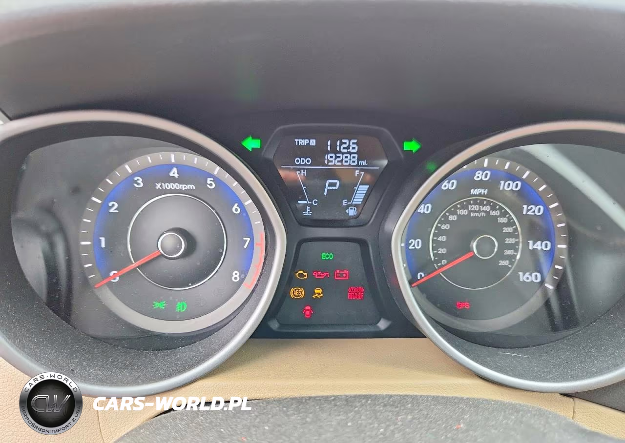 2012 Hyundai Elantra Gls VIN:KMHDH4AE8CU336922 - 9