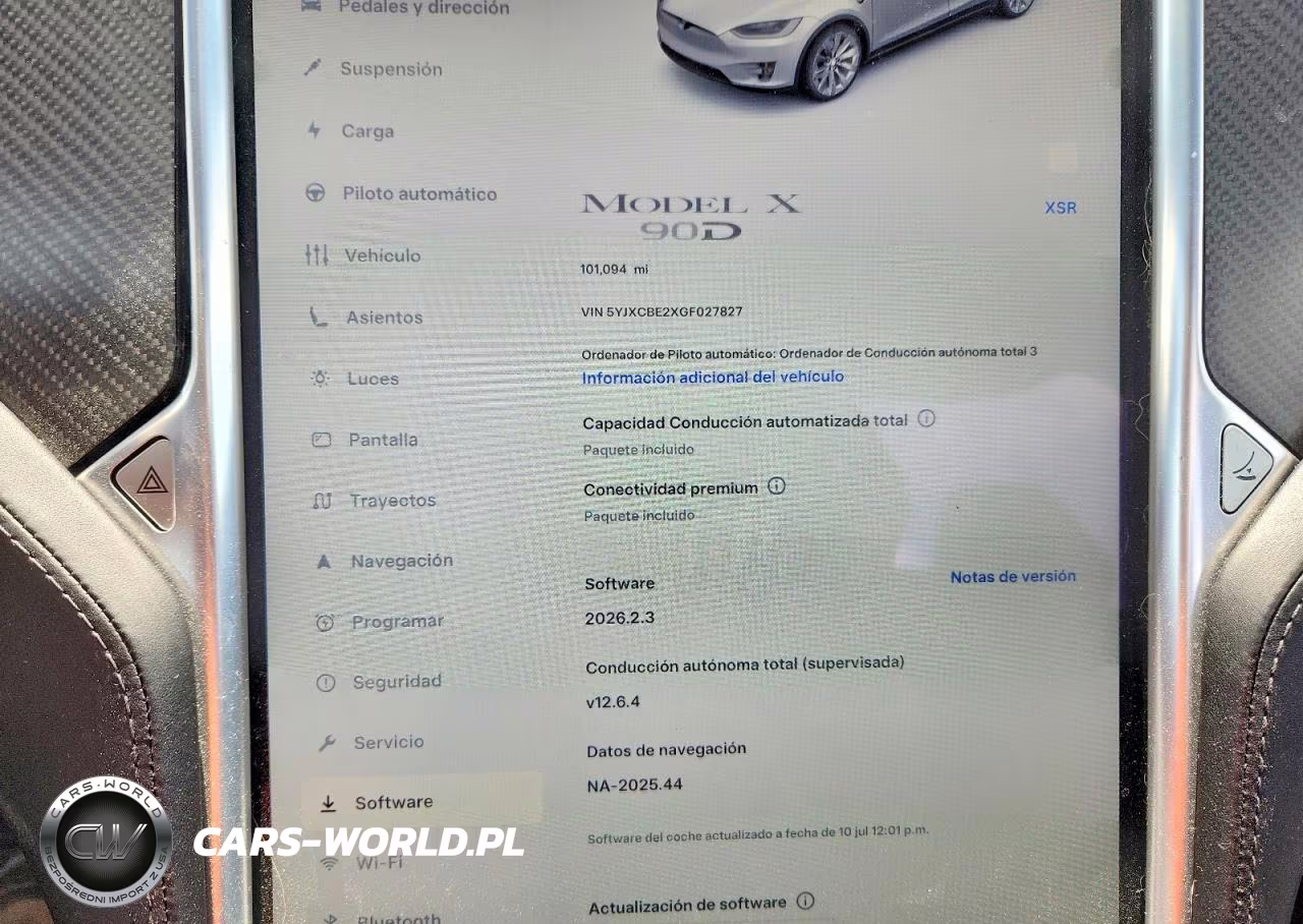 2016 Tesla Model X VIN:5YJXCBE2XGF027827 - 9