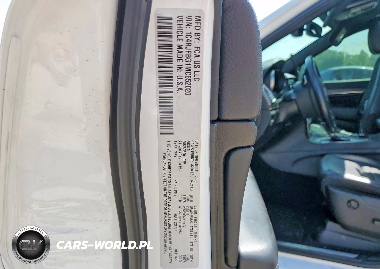 2021 Jeep Grand Cherokee Limited VIN:1C4RJFBG1MC652020 - 12