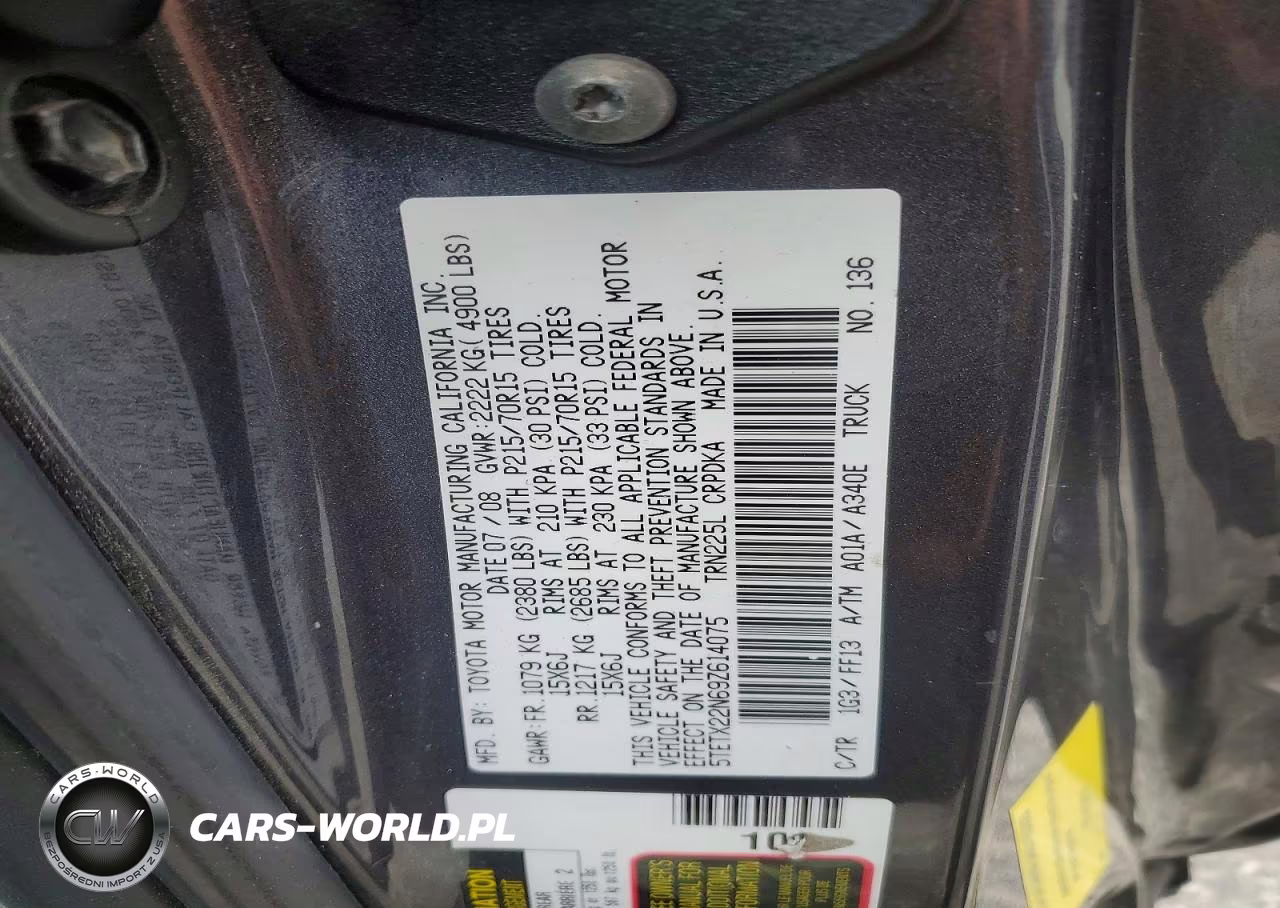 2009 Toyota Tacoma Access Cab VIN:5TETX22N69Z614075 - 12