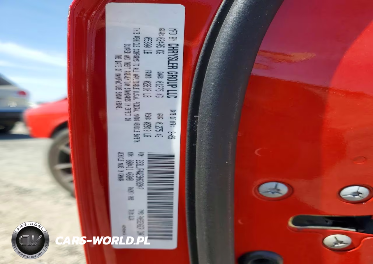 2009 Dodge Challenger Srt-8 VIN:2B3LJ74W29H636947 - 13