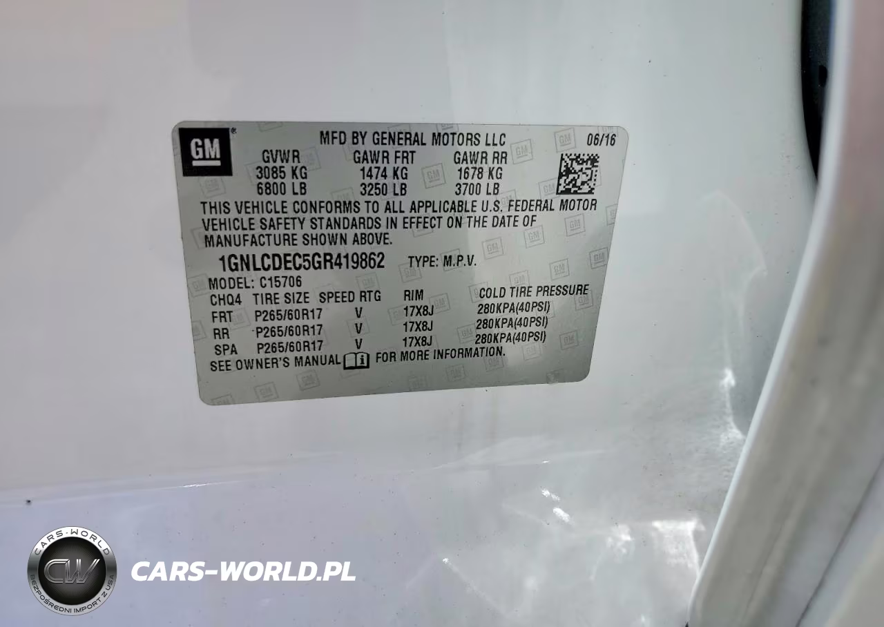 2016 Chevrolet Tahoe Police VIN:1GNLCDEC5GR419862 - 12