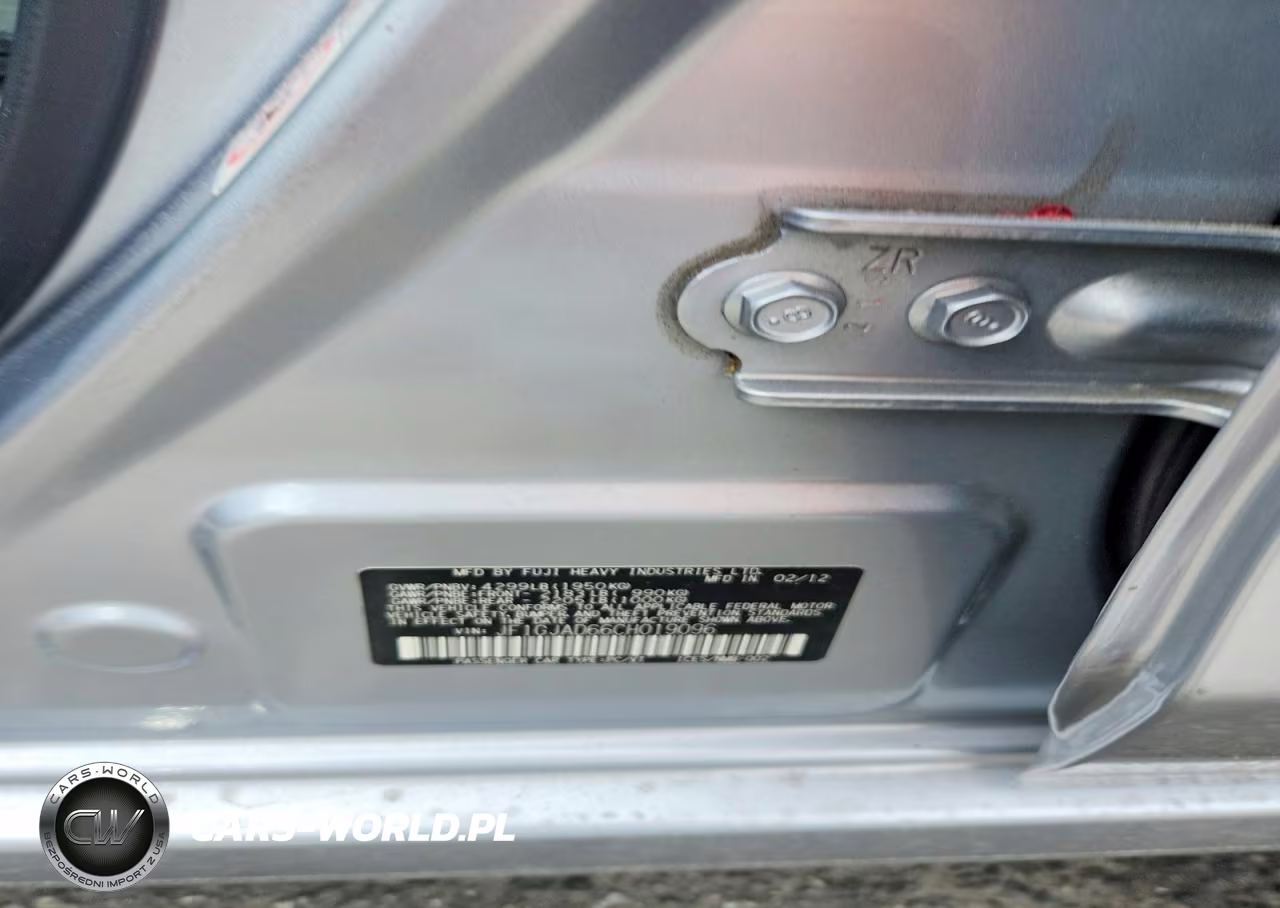 2012 Subaru Impreza Premium VIN:JF1GJAD66CH019096 - 12