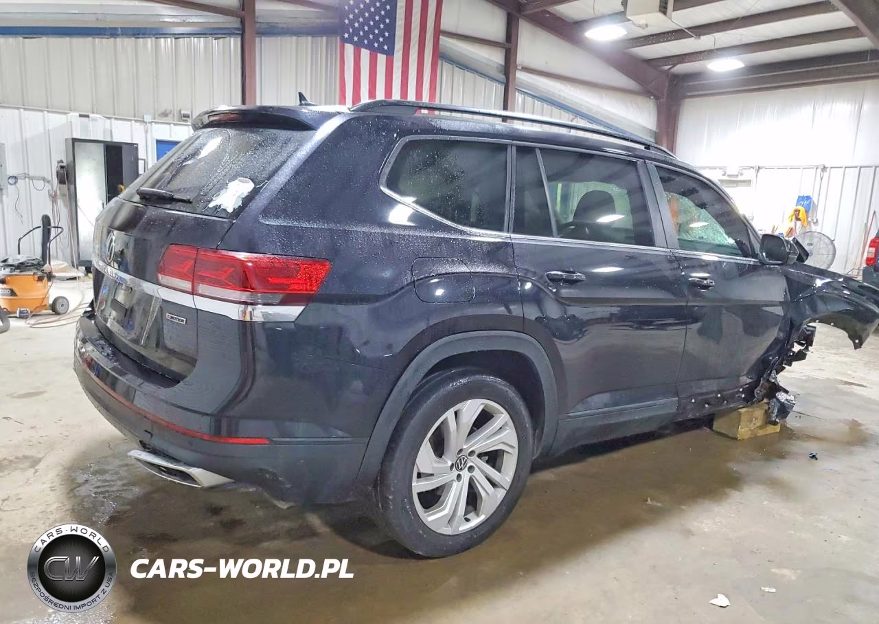 2021 Volkswagen Atlas Se VIN:1V2HR2CA7MC590693 - 3