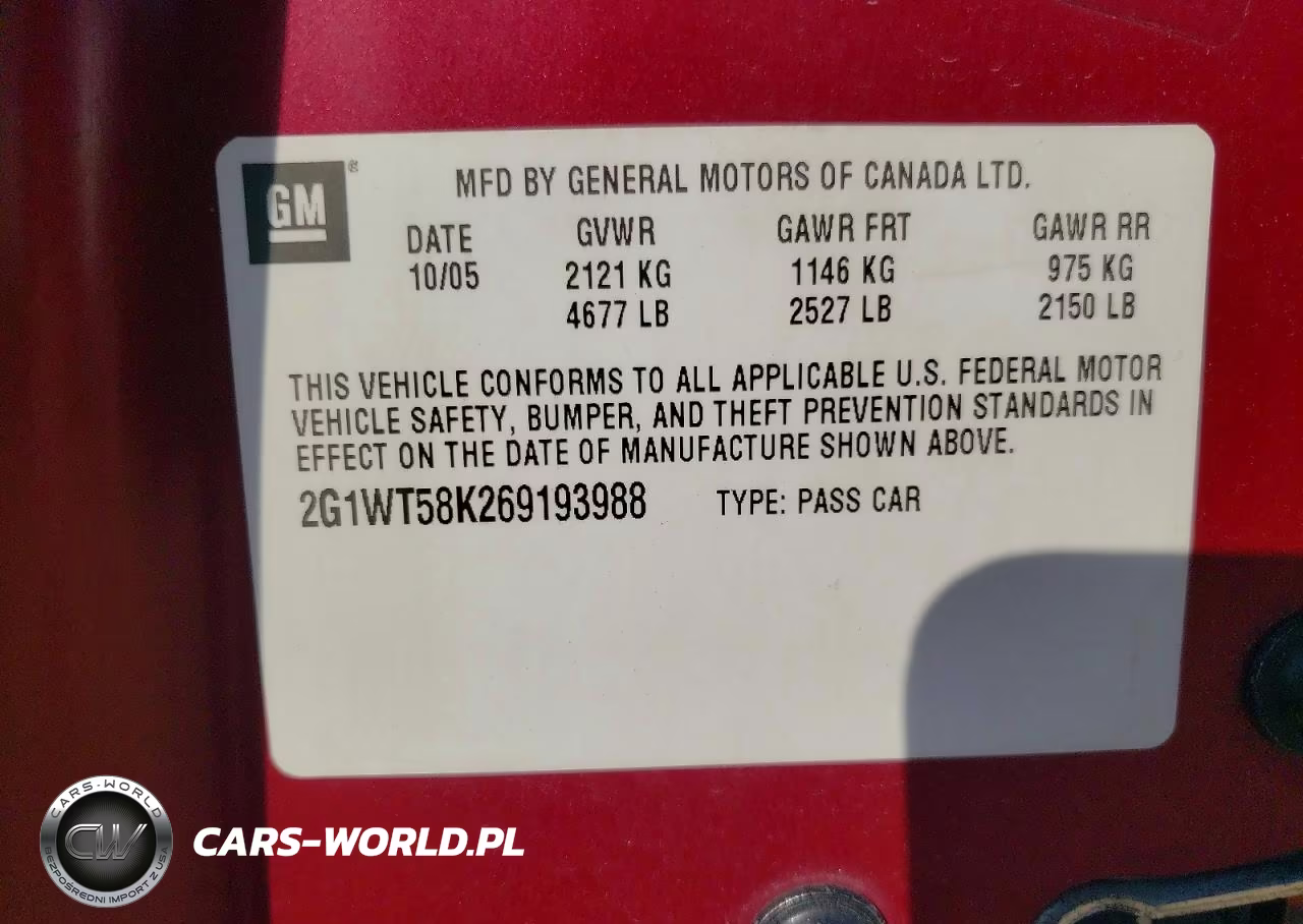2006 Chevrolet Impala Lt VIN:2G1WT58K269193988 - 12