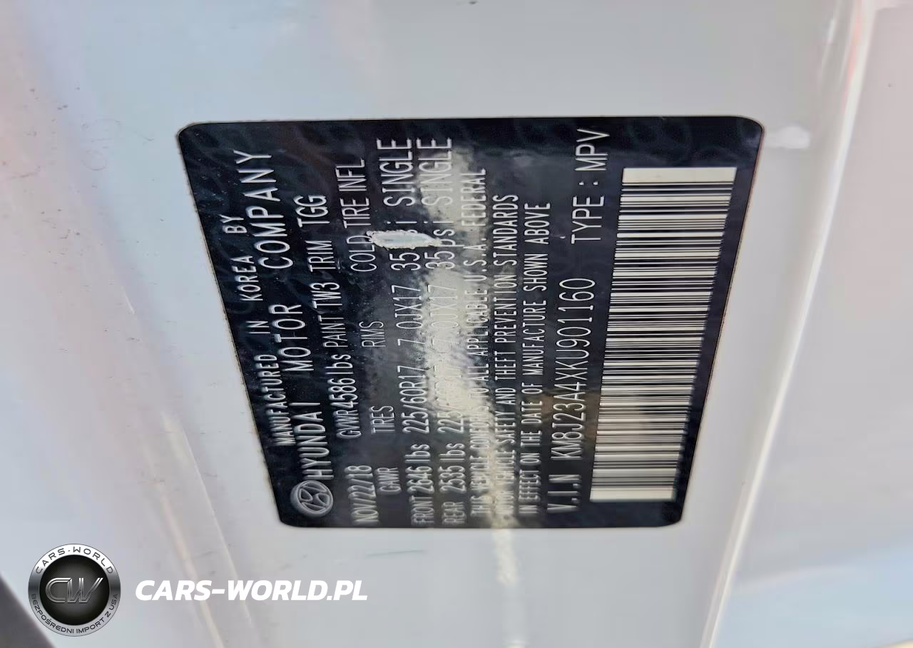2019 Hyundai Tucson Se VIN:KM8J23A4XKU901160 - 13