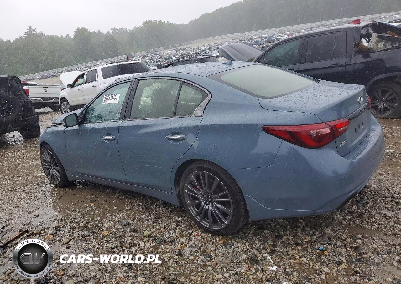 2023 Infiniti Q50 Red Sport 400 VIN:JN1FV7DR8PM590631 - 2
