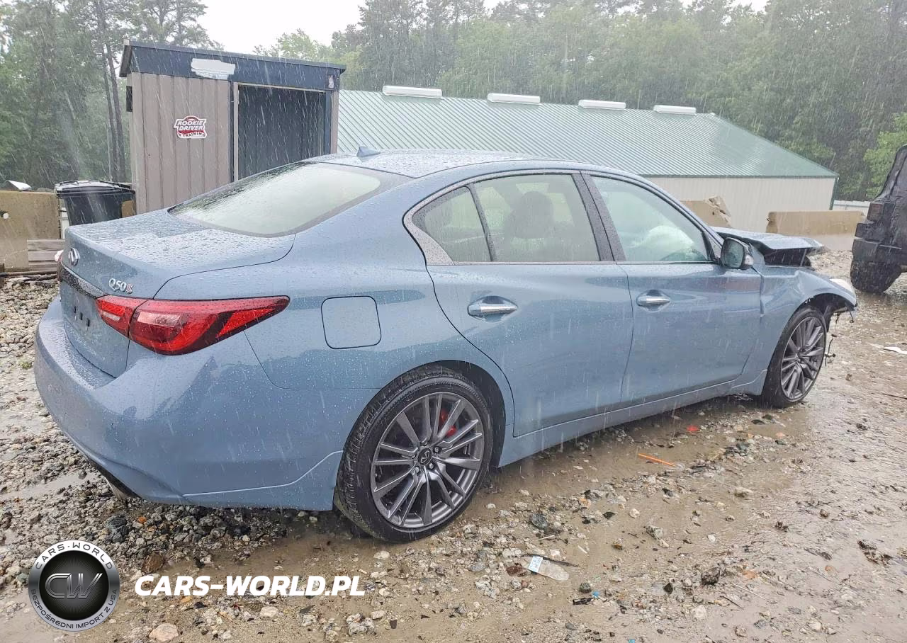 2023 Infiniti Q50 Red Sport 400 VIN:JN1FV7DR8PM590631 - 3
