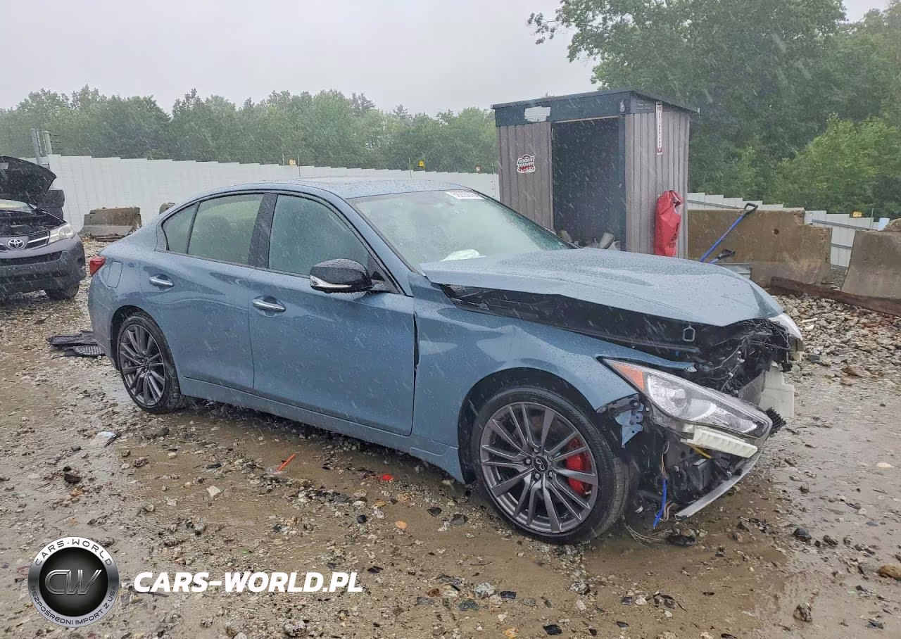 2023 Infiniti Q50 Red Sport 400 VIN:JN1FV7DR8PM590631 - 4