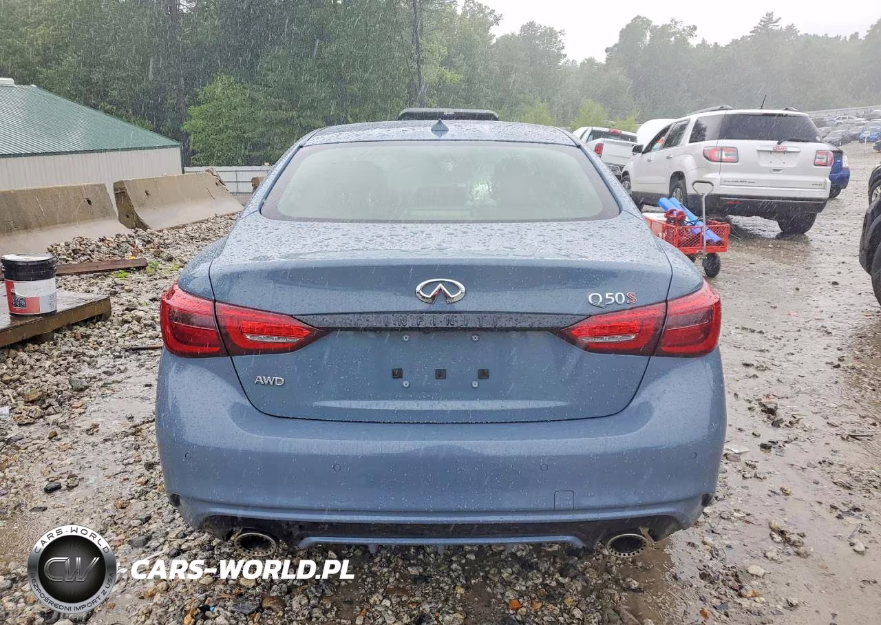 2023 Infiniti Q50 Red Sport 400 VIN:JN1FV7DR8PM590631 - 6