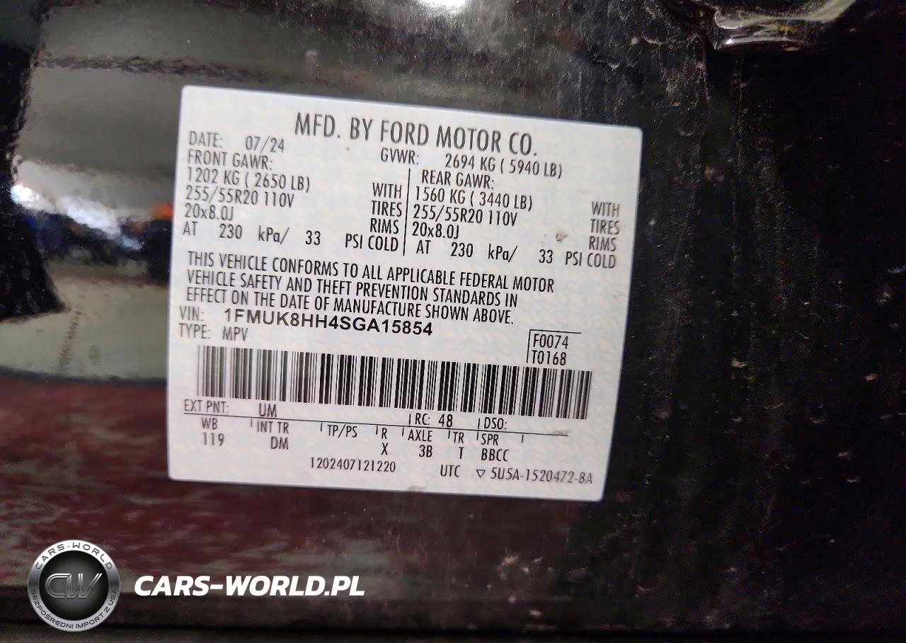 2025 Ford Explorer Platinum VIN:1FMUK8HH4SGA15854 - 13