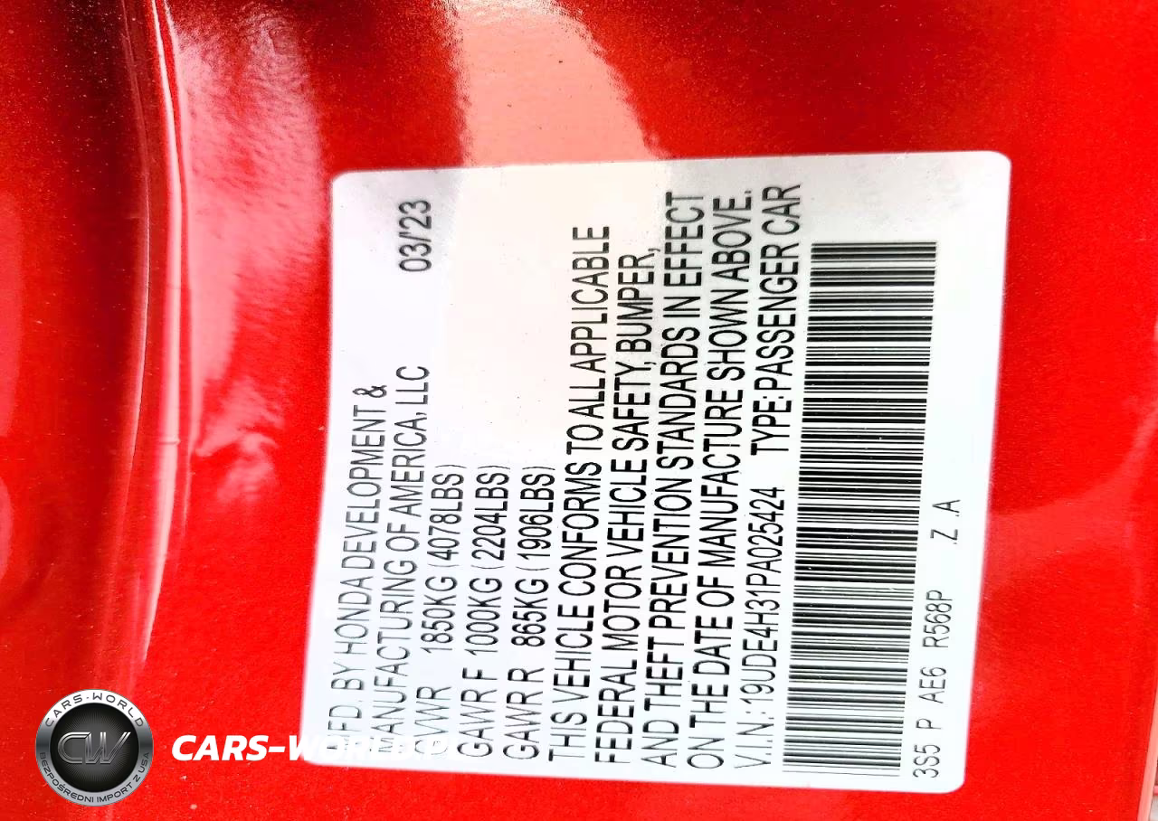 2023 Acura Integra A-Spec VIN:19UDE4H31PA025424 - 13
