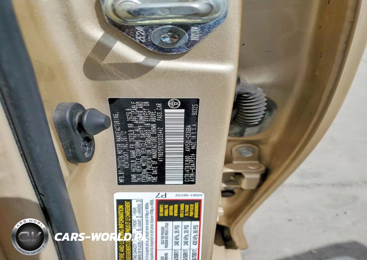 2012 Toyota Camry Hybrid Xle VIN:4T1BD1FK1CU035442 - 12
