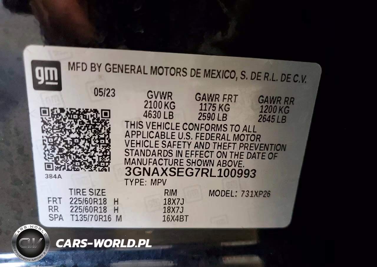 2024 Chevrolet Equinox Ls VIN:3GNAXSEG7RL100993 - 13
