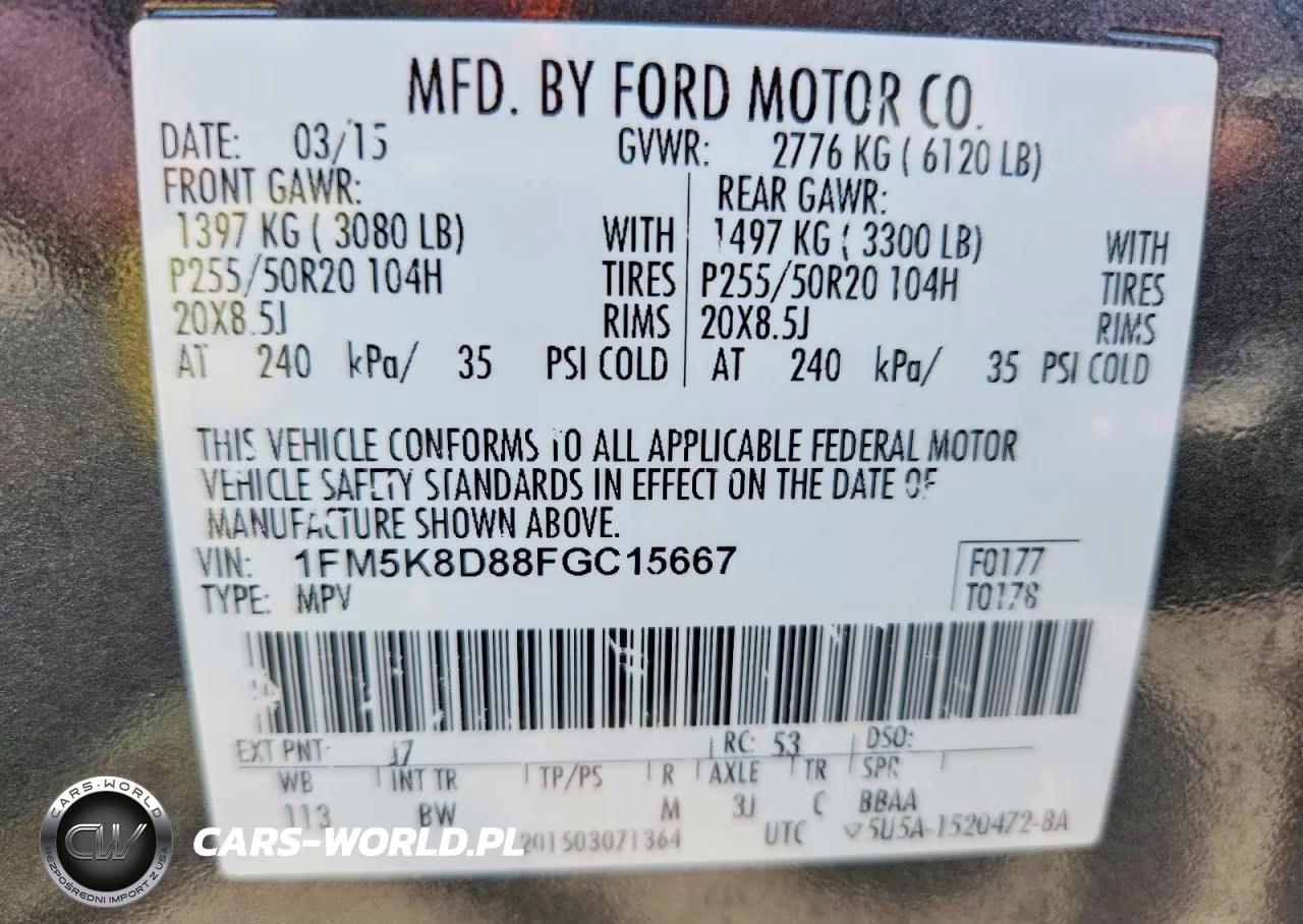 2015 Ford Explorer Xlt VIN:1FM5K8D88FGC15667 - 13