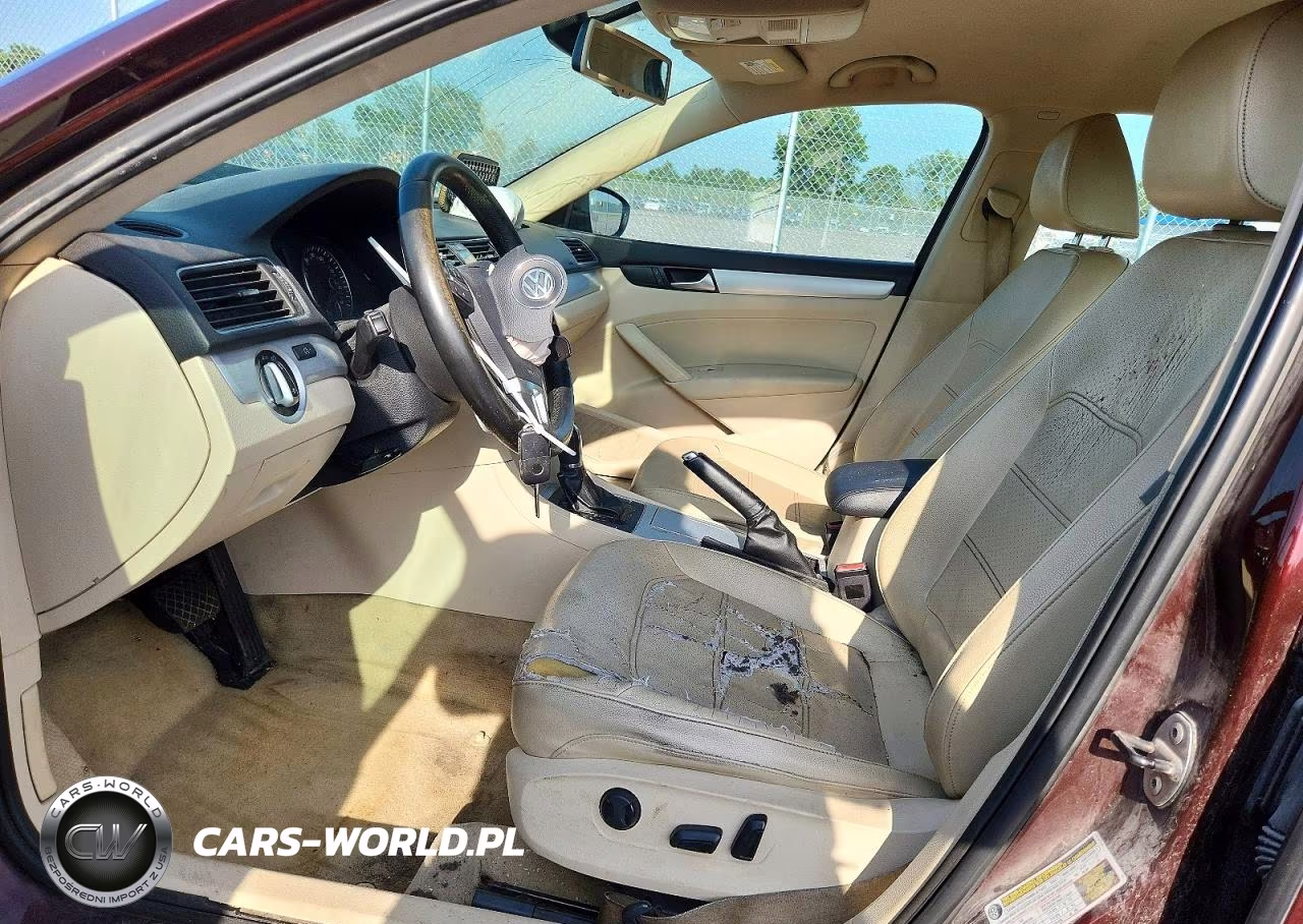 2012 Volkswagen Passat Se VIN:1VWBP7A38CC099396 - 7