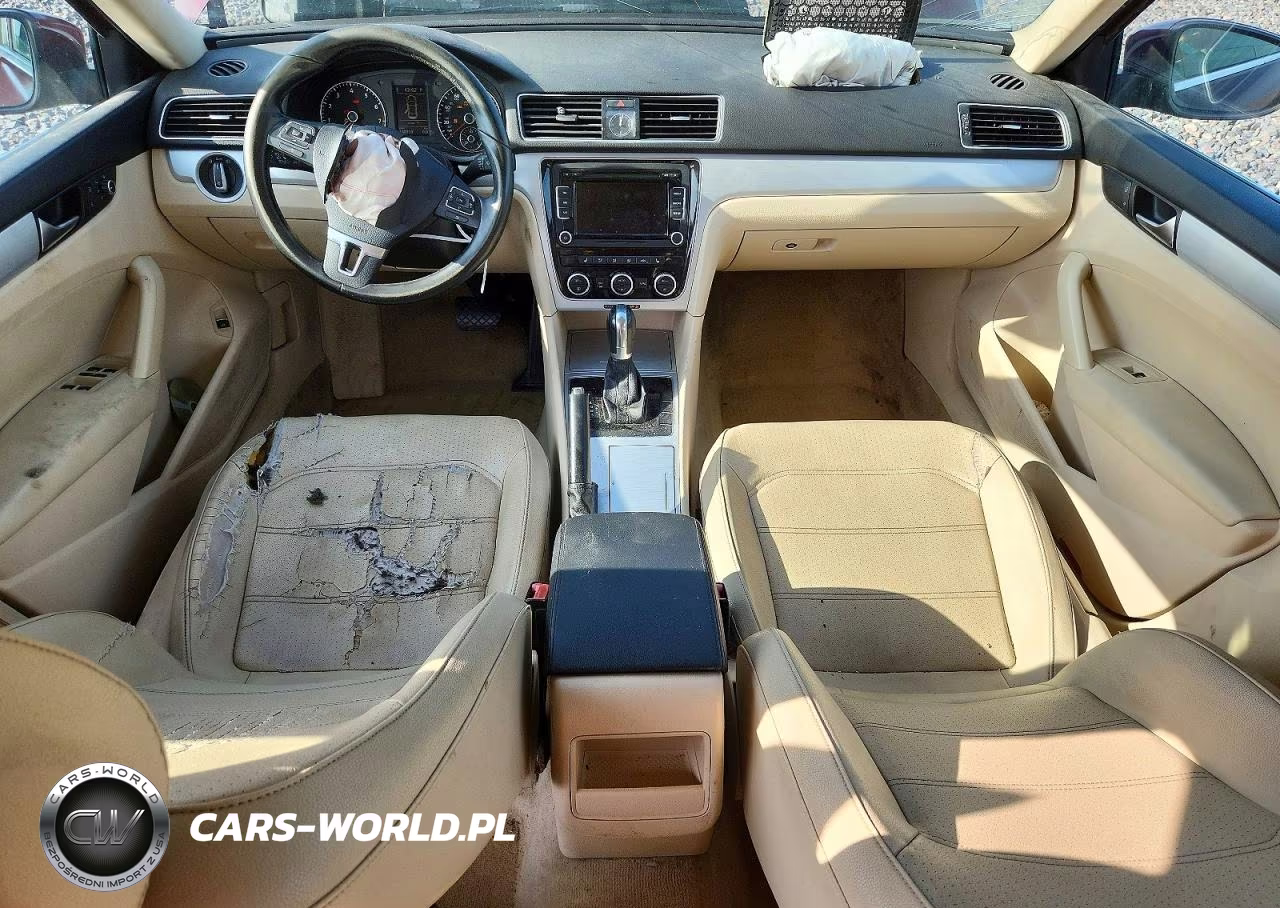 2012 Volkswagen Passat Se VIN:1VWBP7A38CC099396 - 8