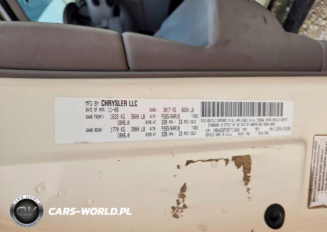 2009 Chrysler Aspen Limited VIN:1A8HW58P59F713060 - 13