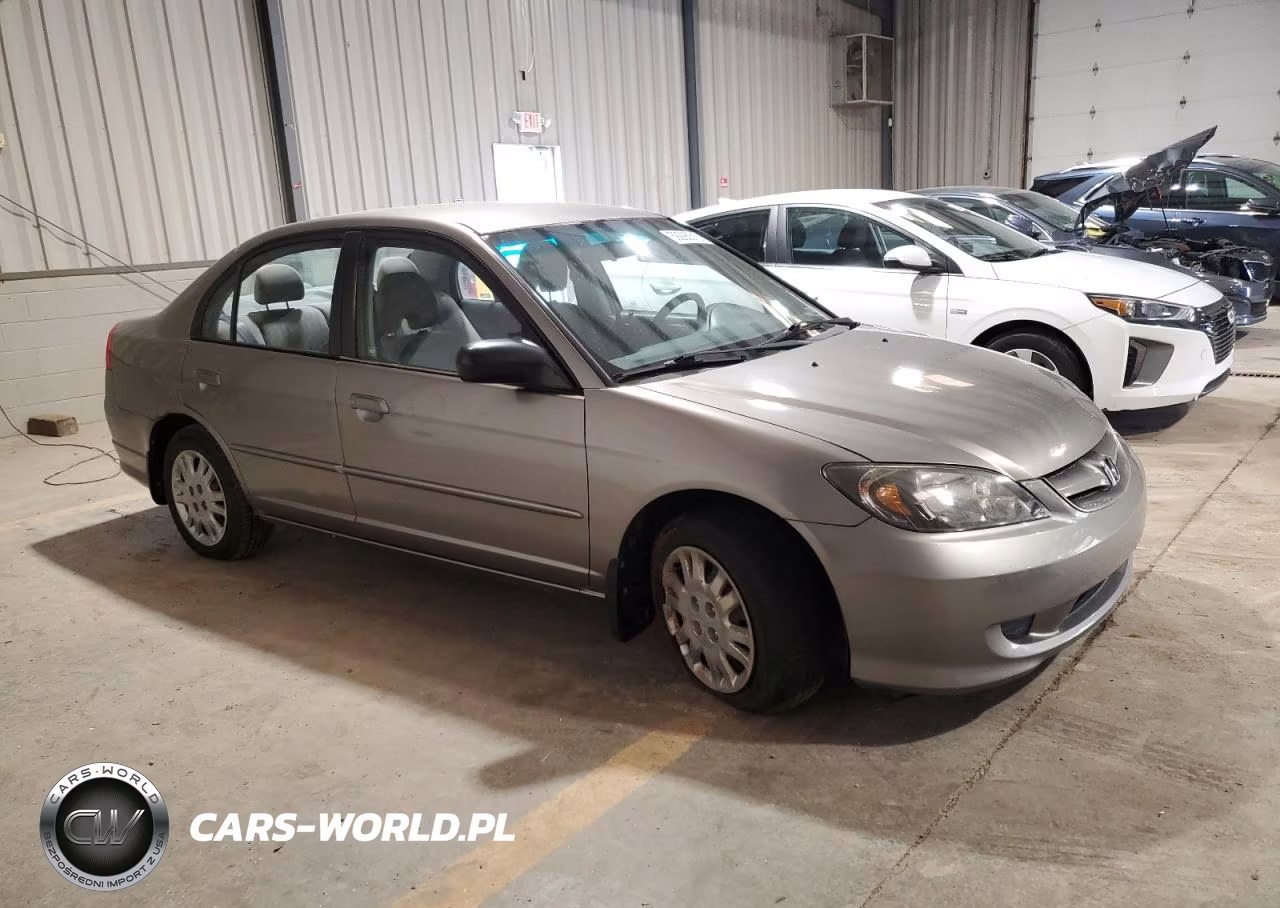 2005 Honda Civic Lx VIN:JHMES16595S001991 - 4