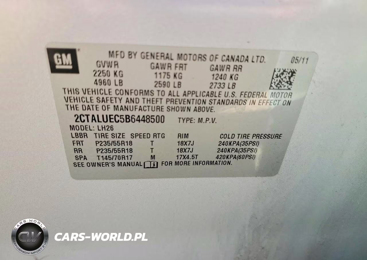 2011 GMC Terrain Slt VIN:2CTALUEC5B6448500 - 13