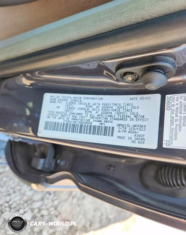 2003 Toyota 4Runner Sr5 VIN:JTEBU14R138008508 - 12