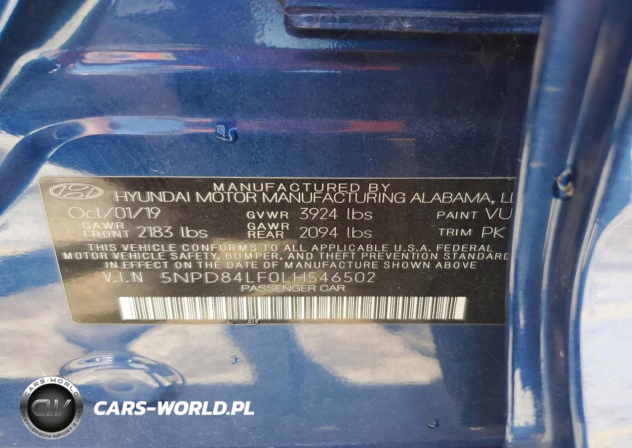 2020 Hyundai Elantra Sel VIN:5NPD84LF0LH546502 - 12