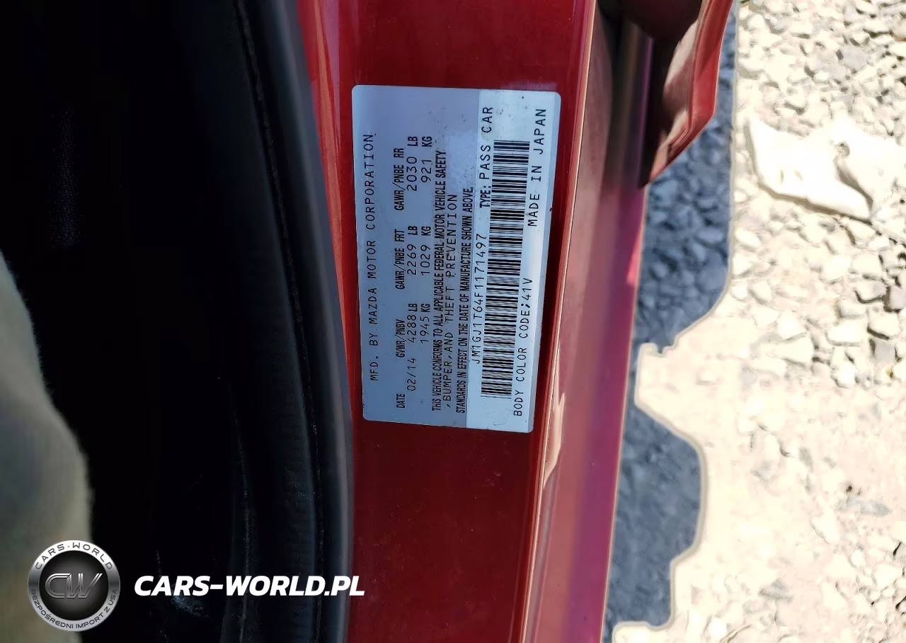2015 Mazda 6 Touring VIN:JM1GJ1T64F1171497 - 12
