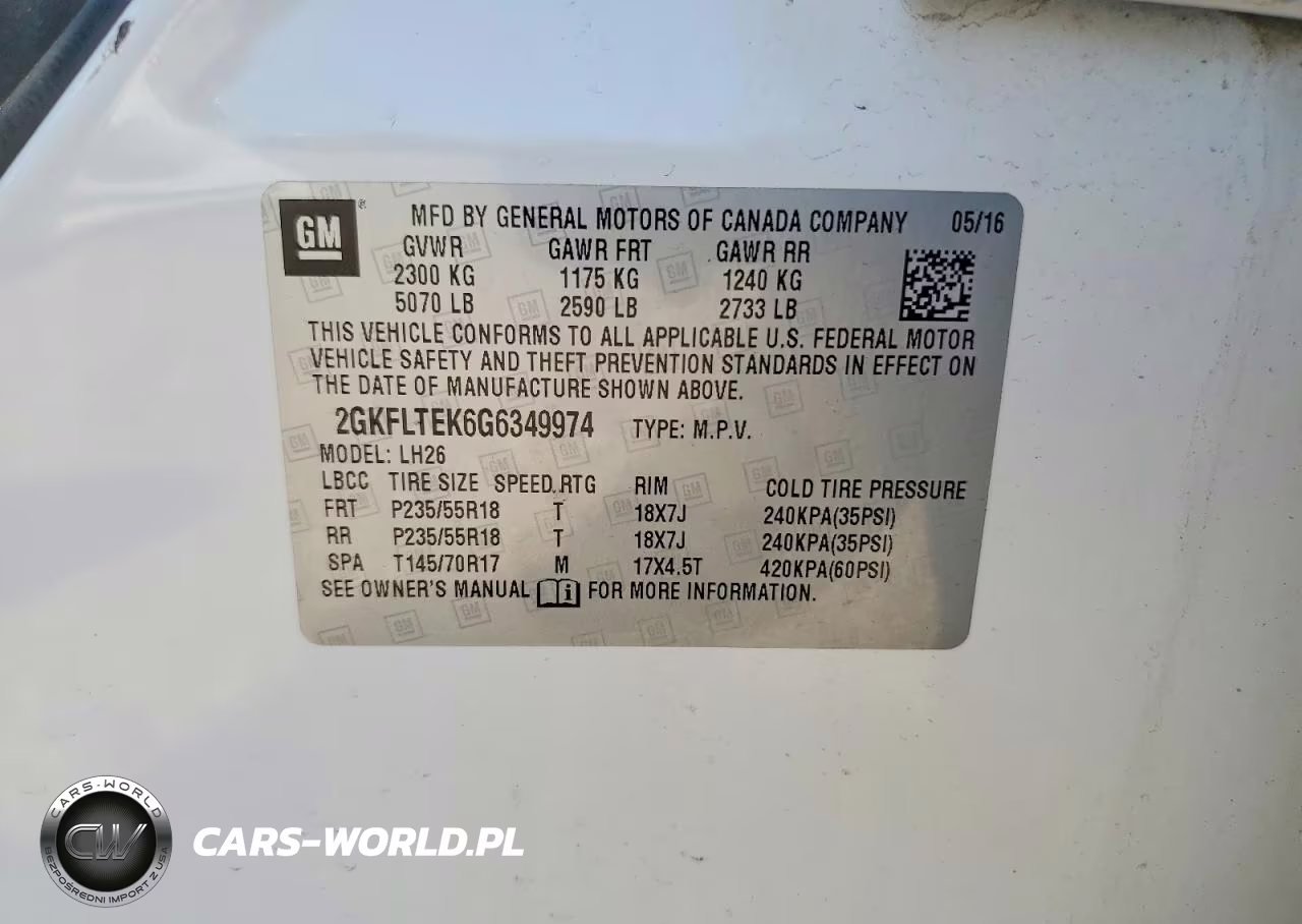 2016 GMC Terrain Sle VIN:2GKFLTEK6G6349974 - 13