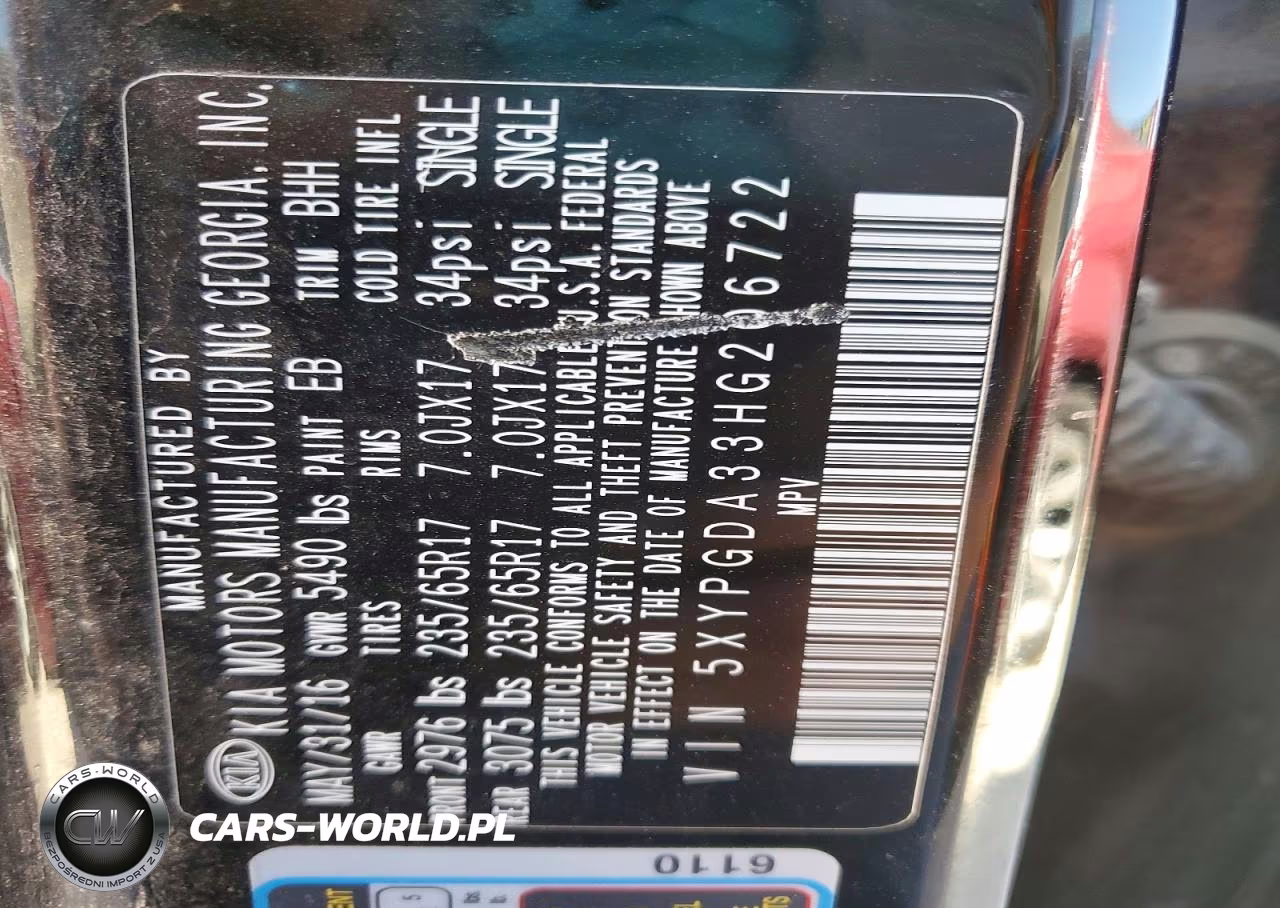 2017 Kia Sorento Lx VIN:5XYPGDA33HG206722 - 13