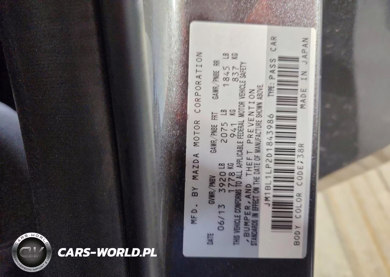 2013 Mazda 3 I VIN:JM1BL1LP2D1843986 - 12