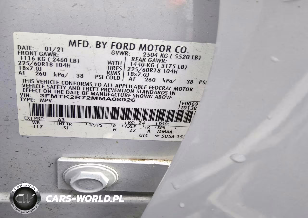 2021 Ford Mustang Mach-E California Route 1 VIN:3FMTK2R72MMA08926 - 13
