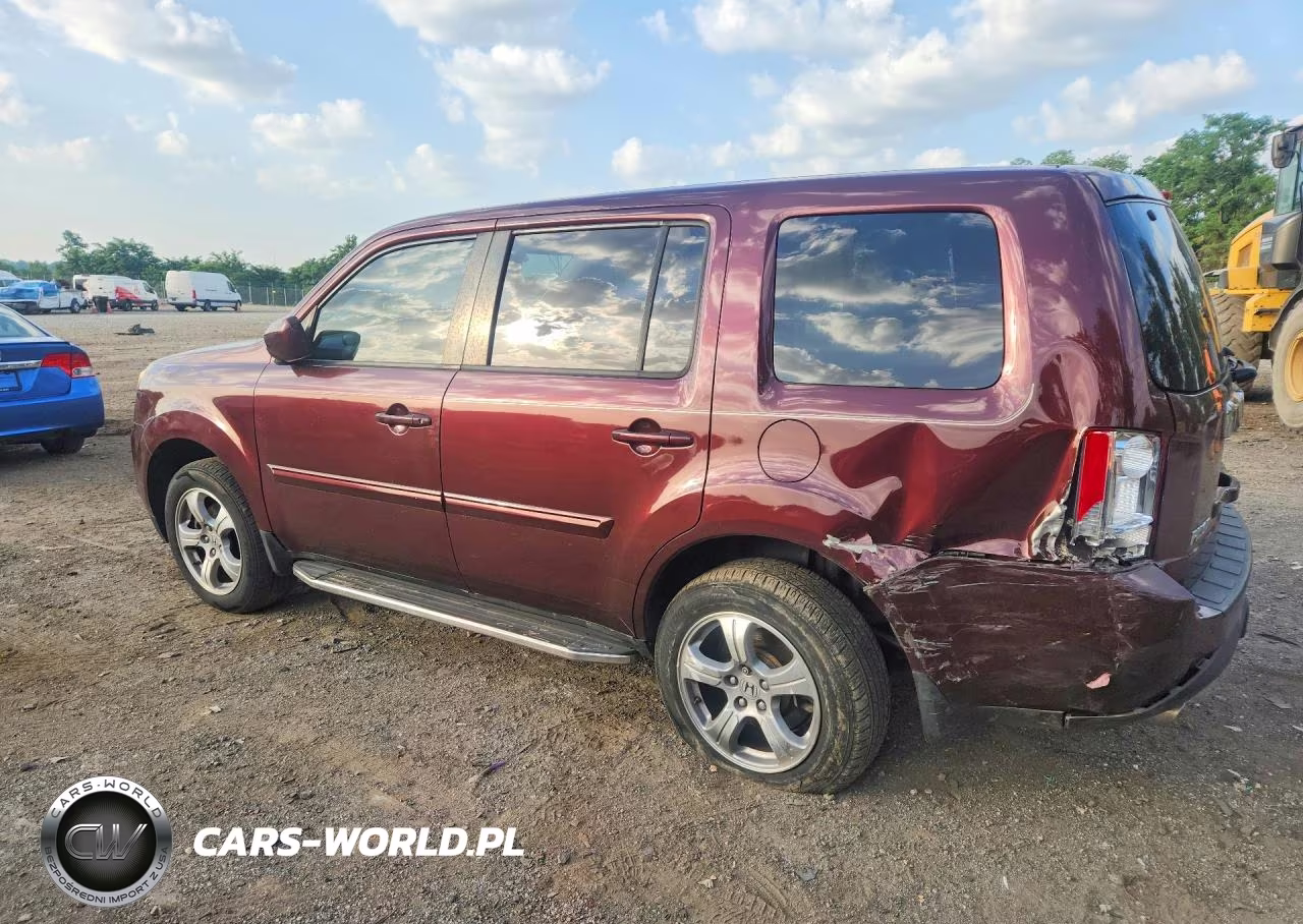 2013 Honda Pilot Exl VIN:5FNYF4H57DB010945 - 2