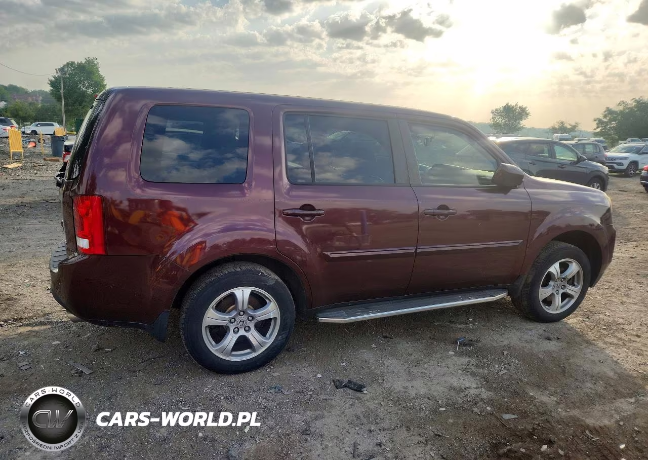 2013 Honda Pilot Exl VIN:5FNYF4H57DB010945 - 3