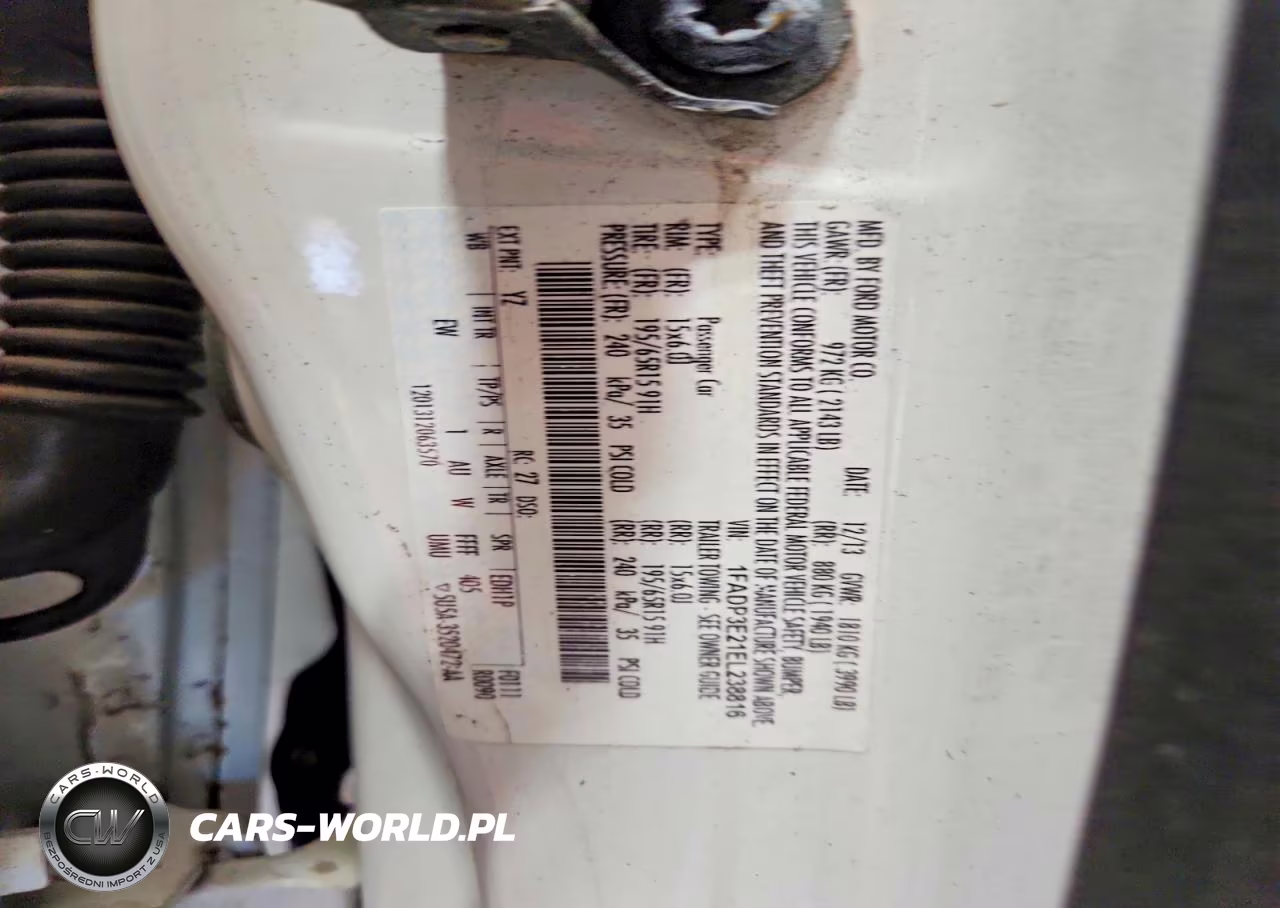 2014 Ford Focus S VIN:1FADP3E21EL238816 - 12