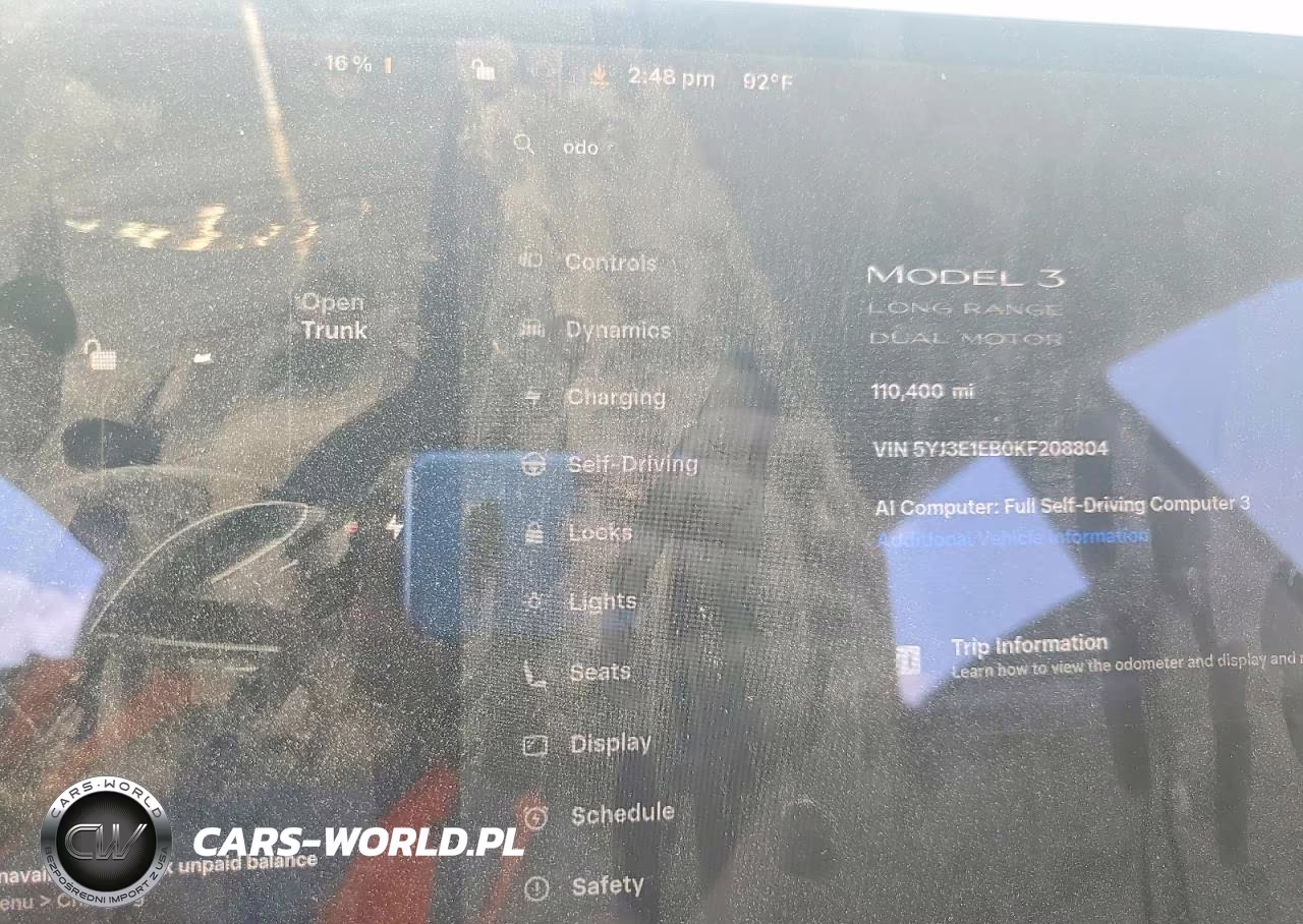 2019 Tesla Model 3 VIN:5YJ3E1EB0KF208804 - 9