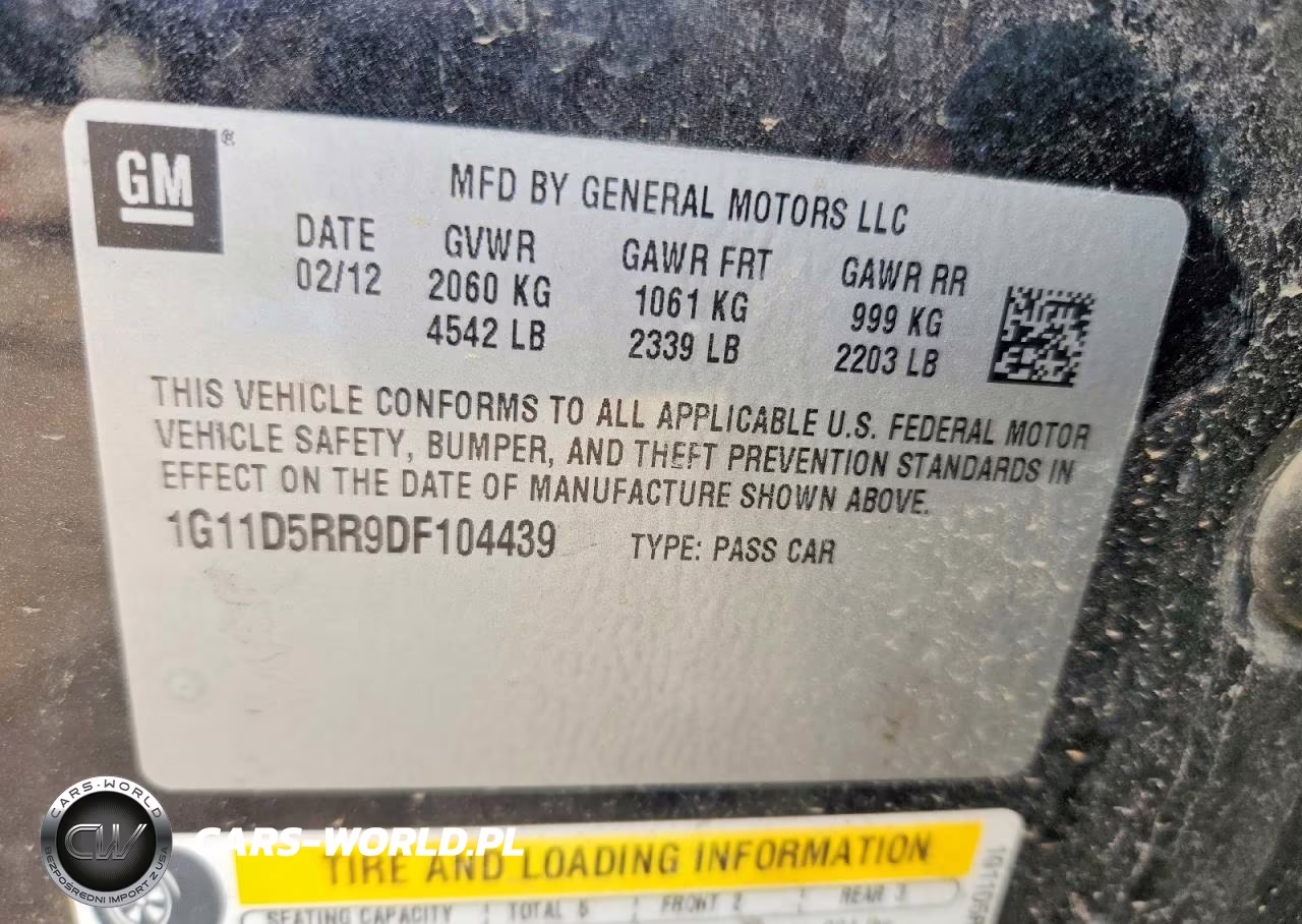 2013 Ch Malibu VIN:1G11D5RR9DF104439 - 12