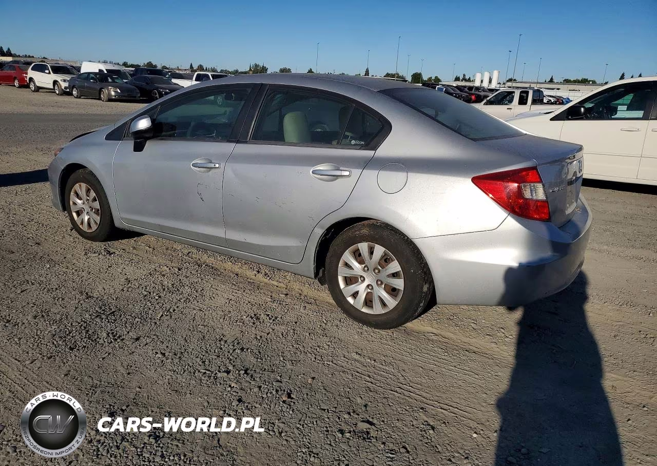 2012 Honda Civic Lx VIN:19XFB2F5XCE333224 - 2