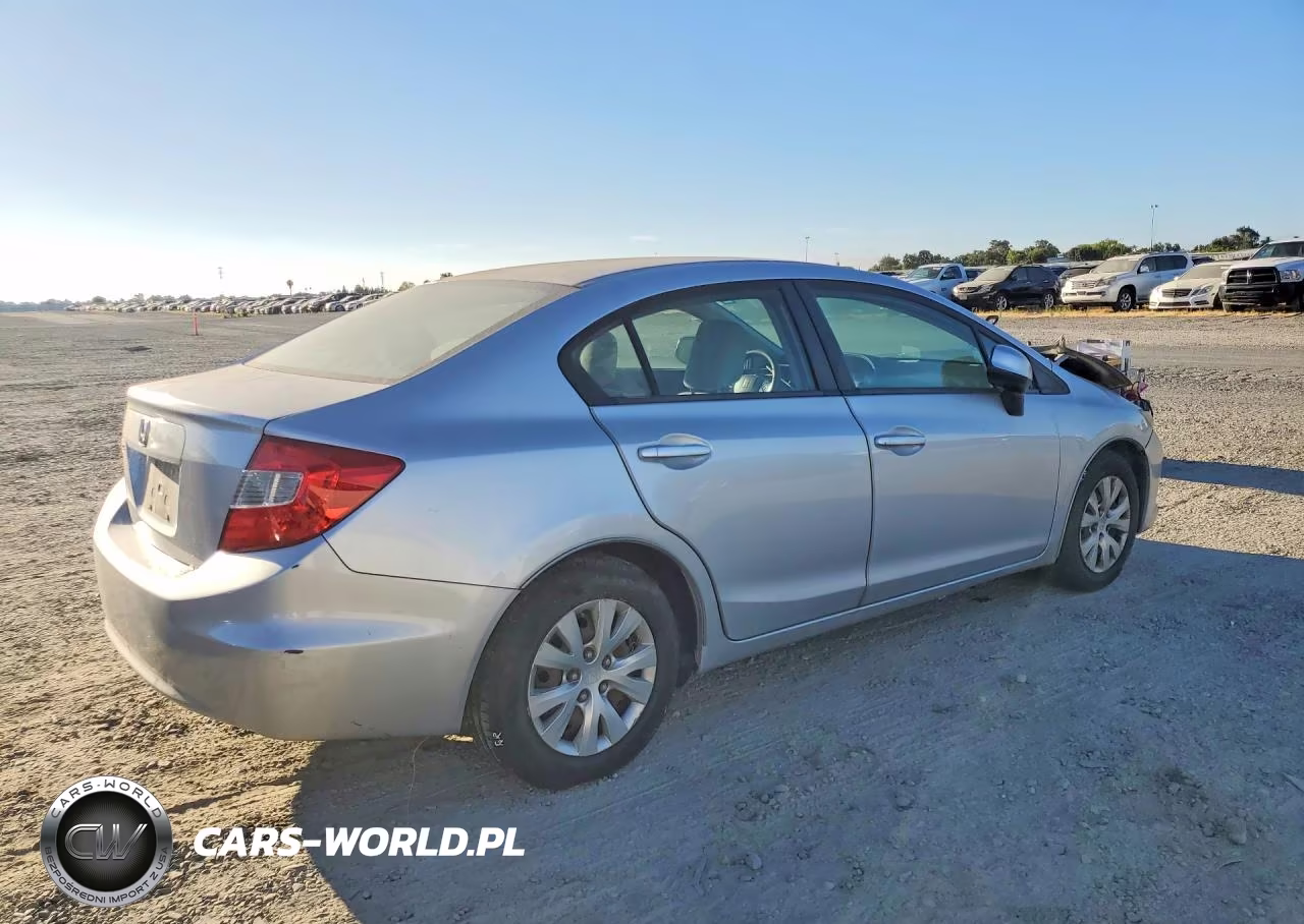 2012 Honda Civic Lx VIN:19XFB2F5XCE333224 - 3